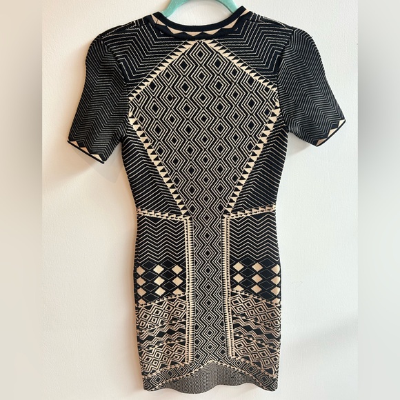 Torn By Ronny Kobo Collection Black and Tan Mini Dress - Picture 4 of 6